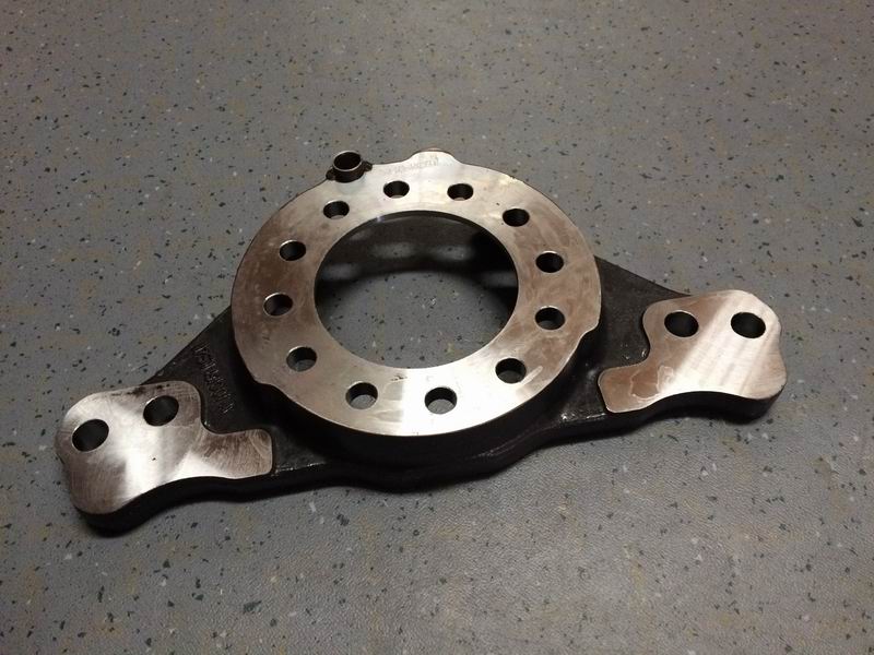 Left brake mounting plate