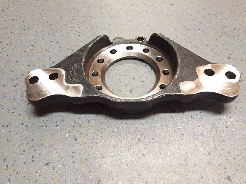 Left brake mounting plate-2