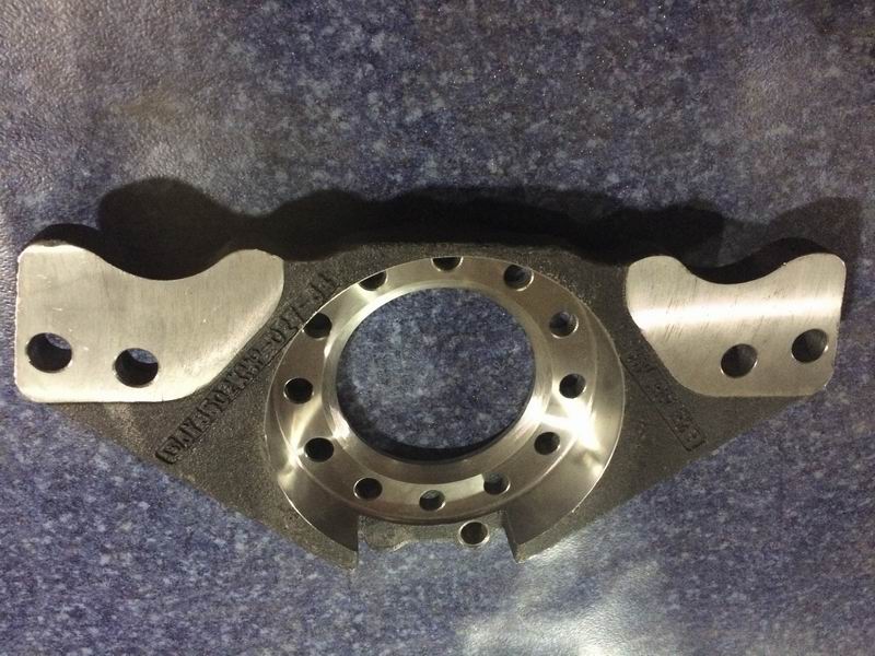 Right brake mounting plate-1