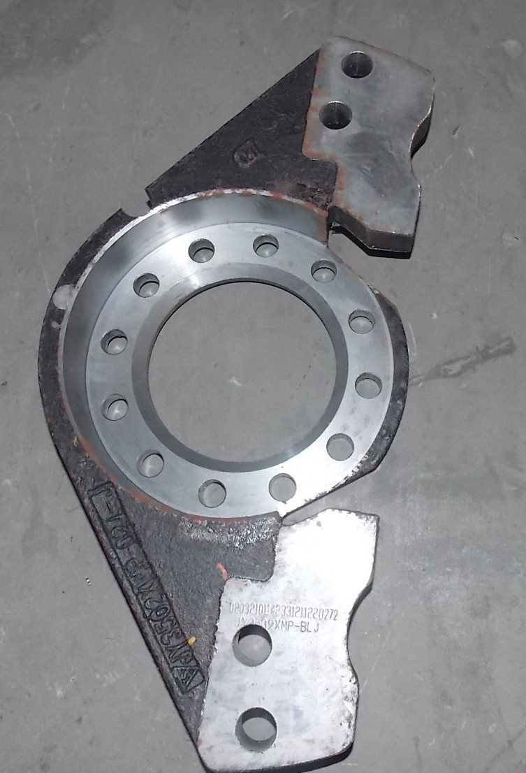 Left mounting plate