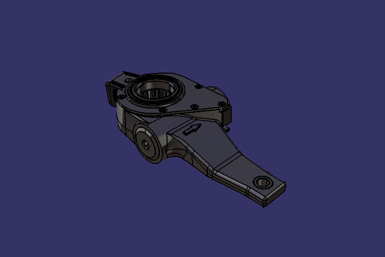 Automatic adjustment arm, 155*22, 14 teeth, 77°