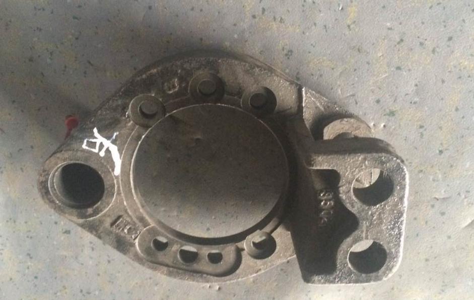 Rear brake base plate assembly-right