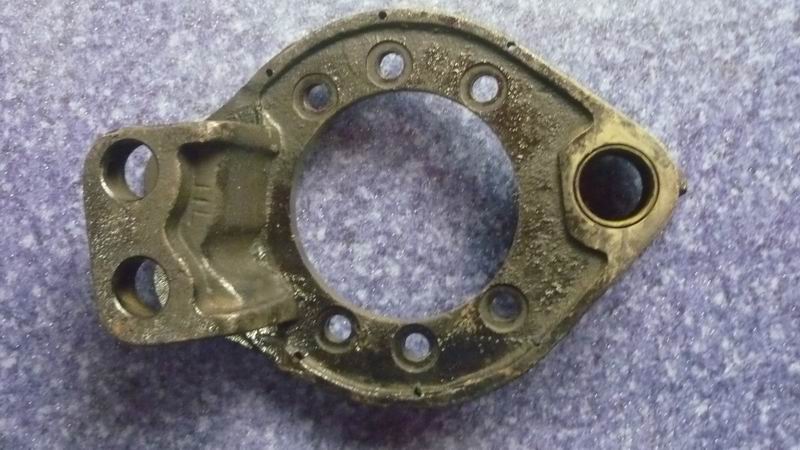 Rear brake bottom plate