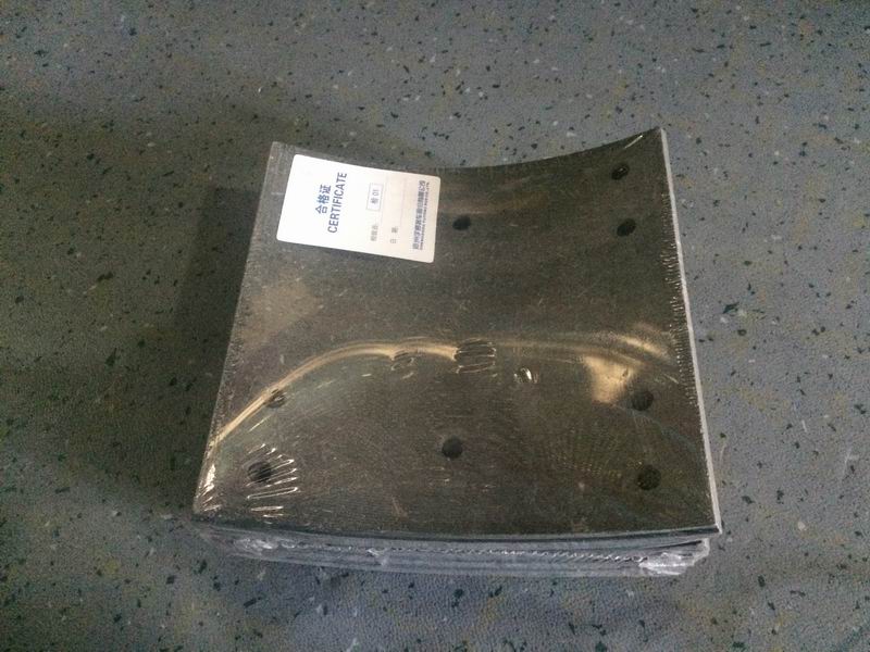 Rear friction plate; 10 holes, 186.5*180*16-1