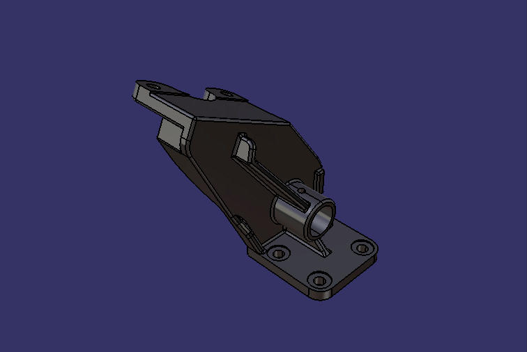 Left air chamber bracket