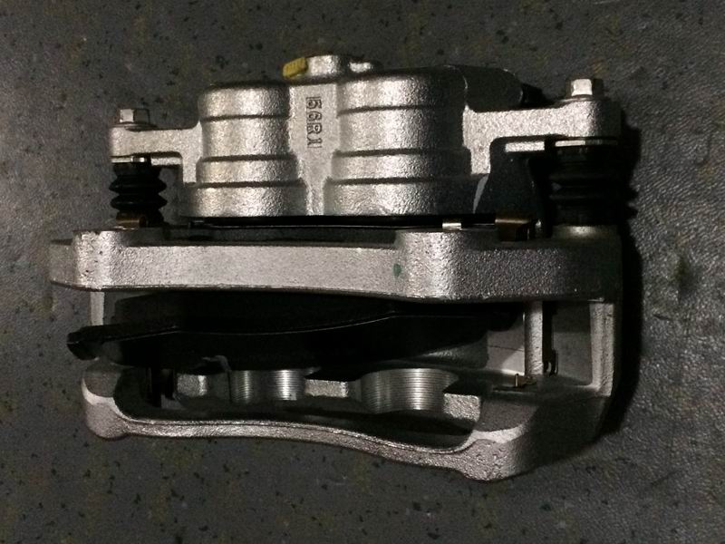 Left disc brake assembly