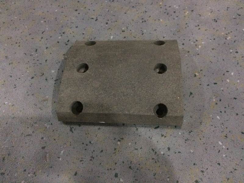 Rear friction plate 16.5MM-2