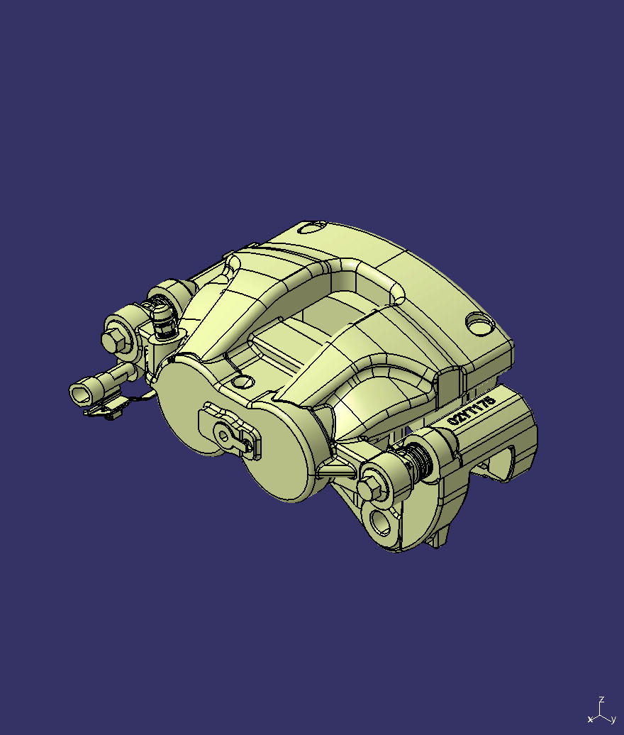 Hydraulic disc brake, twin cylinder, φ48