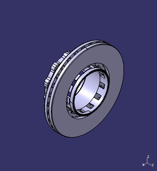 Brake disc, rear, 430*45*131,235