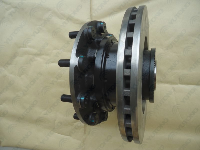 Hub brake disc assembly, front, 7.5T, with ABS/TRB