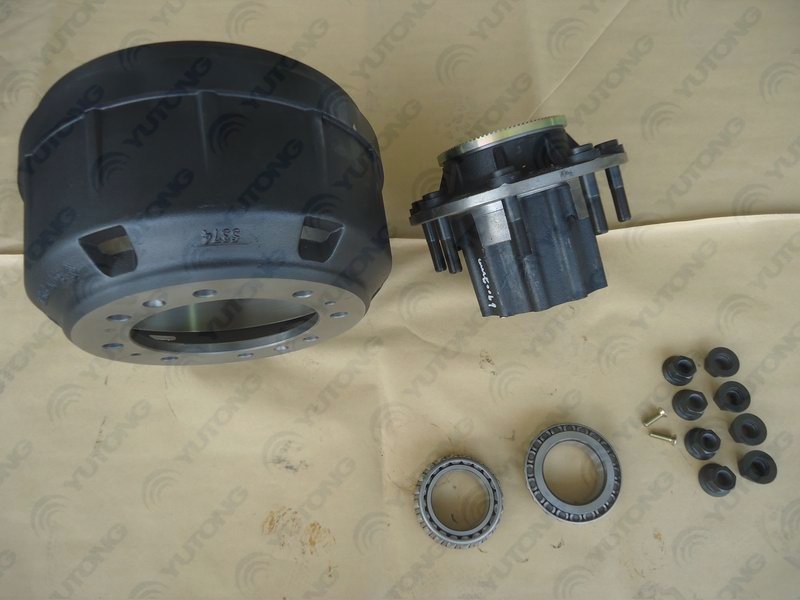 Hub brake drum assembly, rear, 8.5T, with ABS/TRB-1