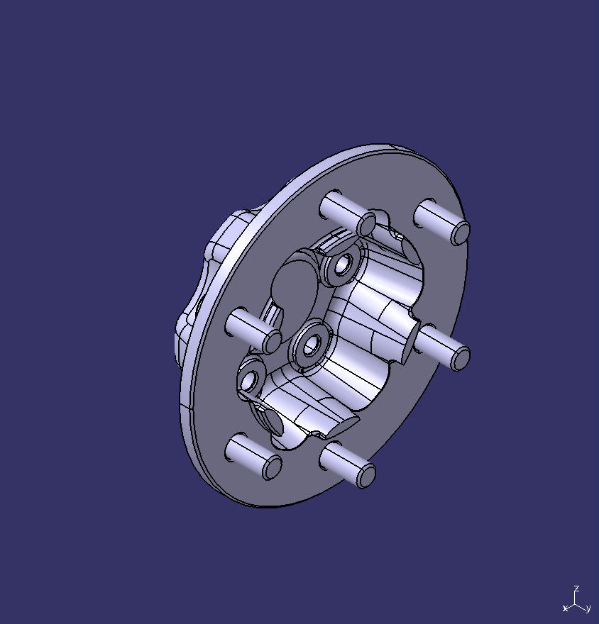 Hub brake disc assembly, front, 1.8t, with ABS/BU