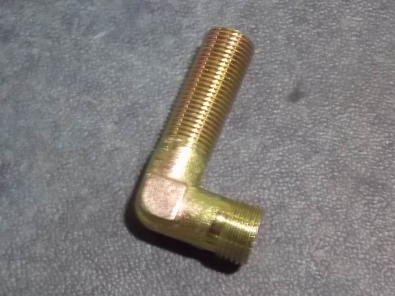 Clutch type right angle connector (end M16*1.5 card M18*1.5)