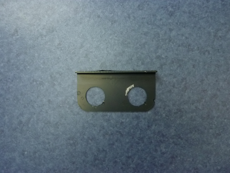 Water discharge valve bracket, manual, 2 holes-1