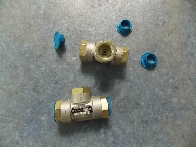 D Double-way check valve (CAFF)