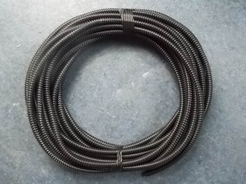 Plastic corrugated pipe;Φ6; opening