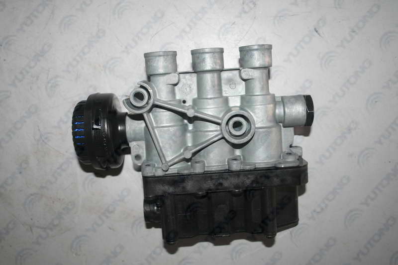 Electronically controlled air suspension solenoid valve with dual sensors