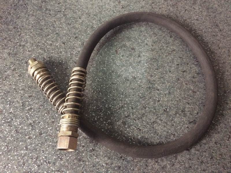 Gas hose assembly-front middle brake; D130-2
