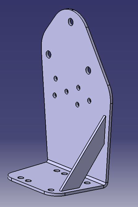 Dryer bracket, L-shaped