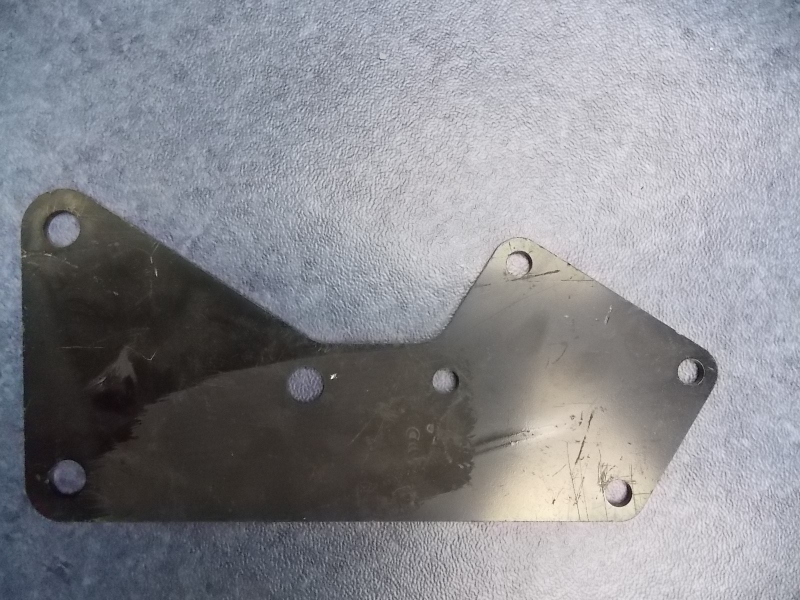 Oil and water separator bracket, flat plate special type