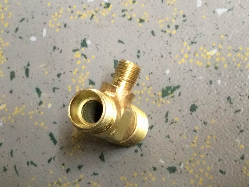 Tee connector (end M22*1.5 card M18*1.5 card M12*1.5)-1