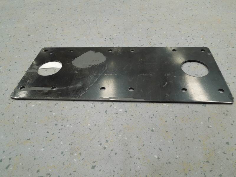 Pipe support, flat plate, 380*160-1