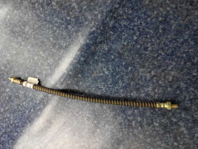 Hydraulic hose assembly (with connectors M10*1 at both ends, L=450)