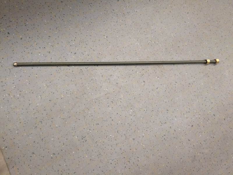 Galvanized seamless steel pipe assembly (φ12, L=935)(KD)