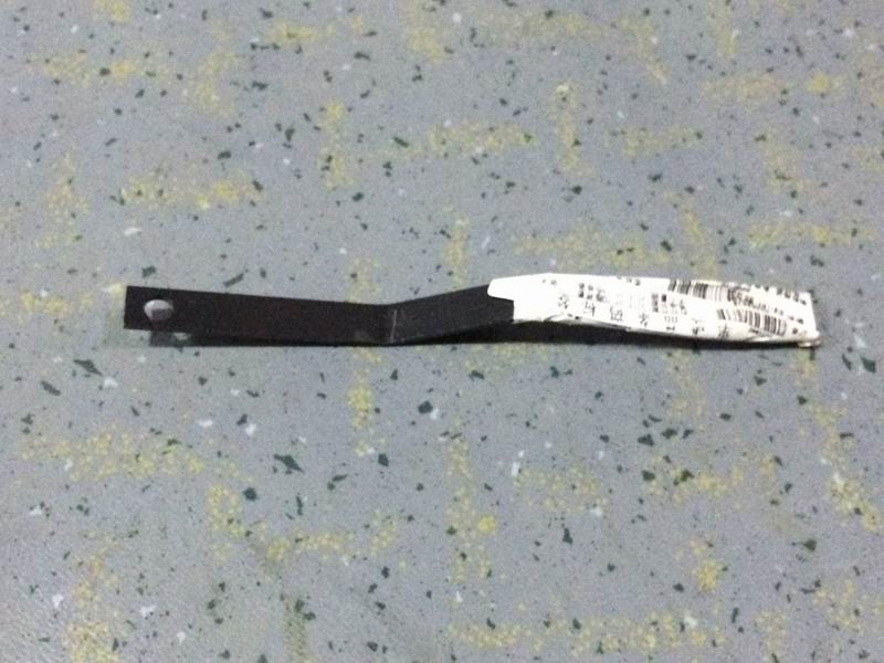 Height sensor yaw rod, L=218, H=20