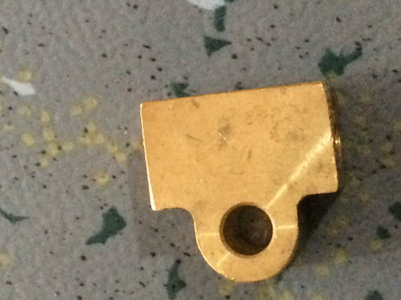 Hydraulic brake joint, two-way, with mounting hole