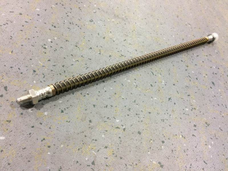 Hydraulic brake hose assembly, with connectors M10*1 at both ends, L=450-1