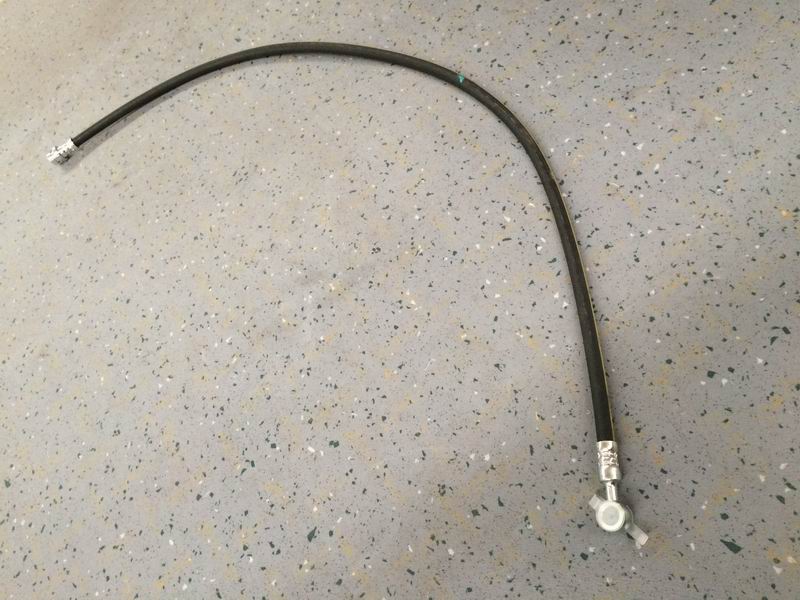 Hydraulic brake hose assembly, with connectors M10*1 at both ends, L=950-1