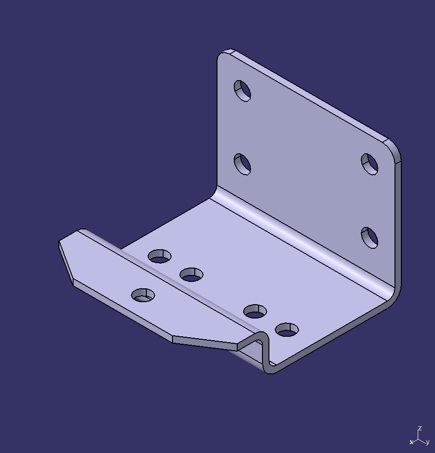 Valve bracket, special type, EBS solenoid valve