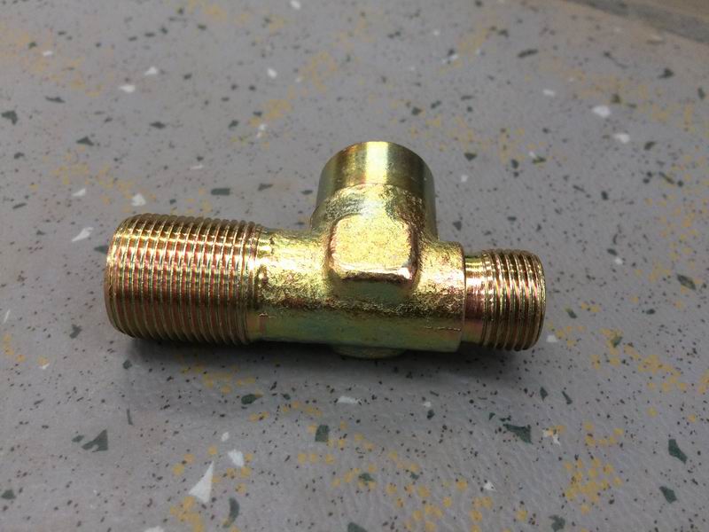 Tee connector, M22*1.5, M18*1.5, internal M12*1.5