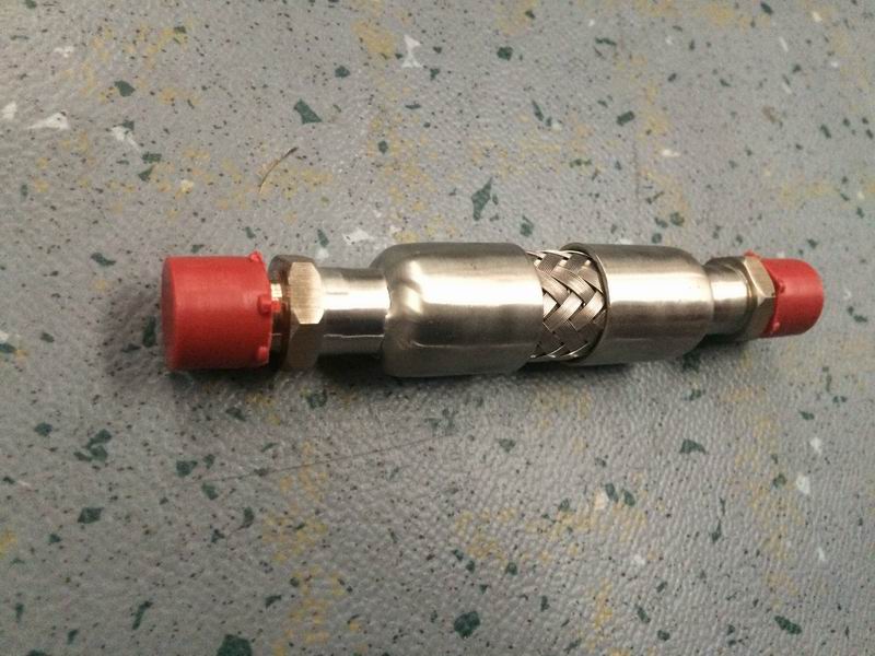 High temperature metal hose