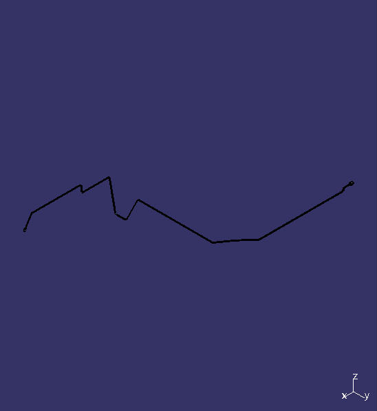 Тормозная стальная трубка в сборе, характеристики φ4. 76 *0,7, Л= 2642