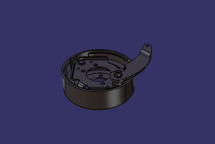 Central drum parking brake (C6J50T gearbox)