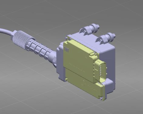 Electronic parking actuator, maximum output force F=1600-1