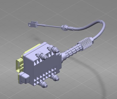 Electronic parking actuator, maximum output force F=1600-2