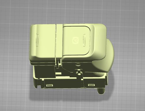 Electronic parking button switch