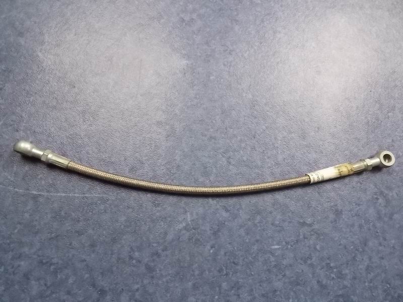 Air compressor oil inlet pipe; deleted same as 1104-00173