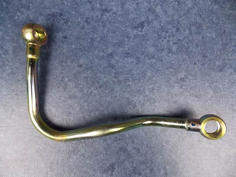 Air compressor return pipe