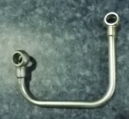 Air compressor water inlet pipe 2