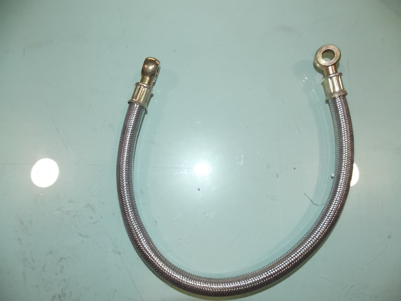 Air compressor oil inlet pipe