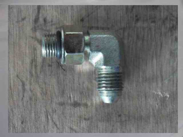 Right angle connector; air compressor oil inlet pipe
