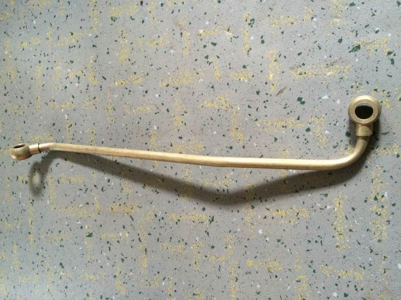 Air compressor water inlet pipe