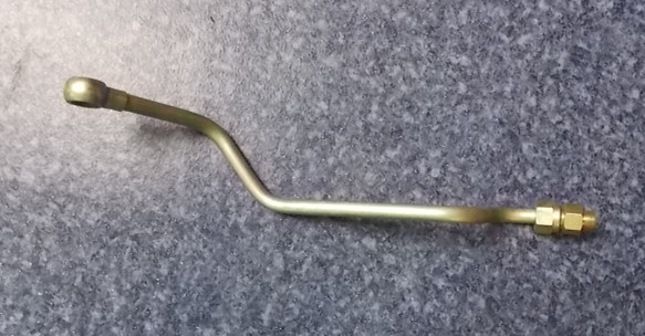 Air compressor water inlet pipe