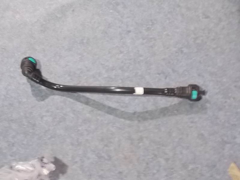 Air compressor outlet pipe; short