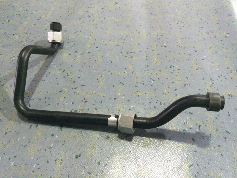 Air compressor water outlet pipe