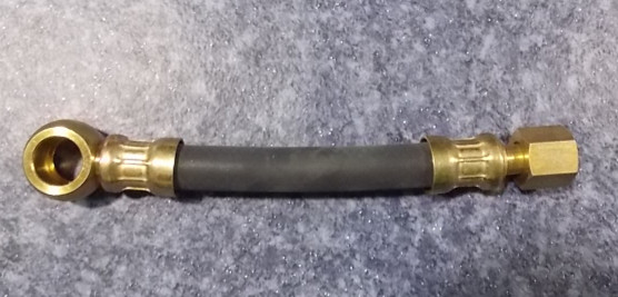 Air compressor water outlet pipe